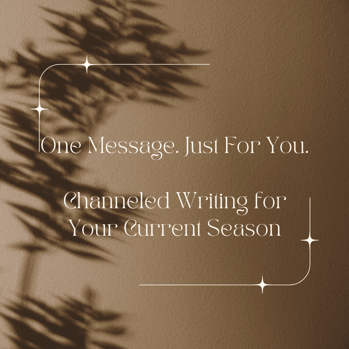 Single Channeled Message