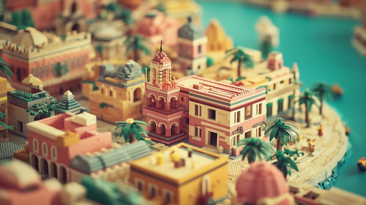 (Wallpaper) Whimsical brick kingdom