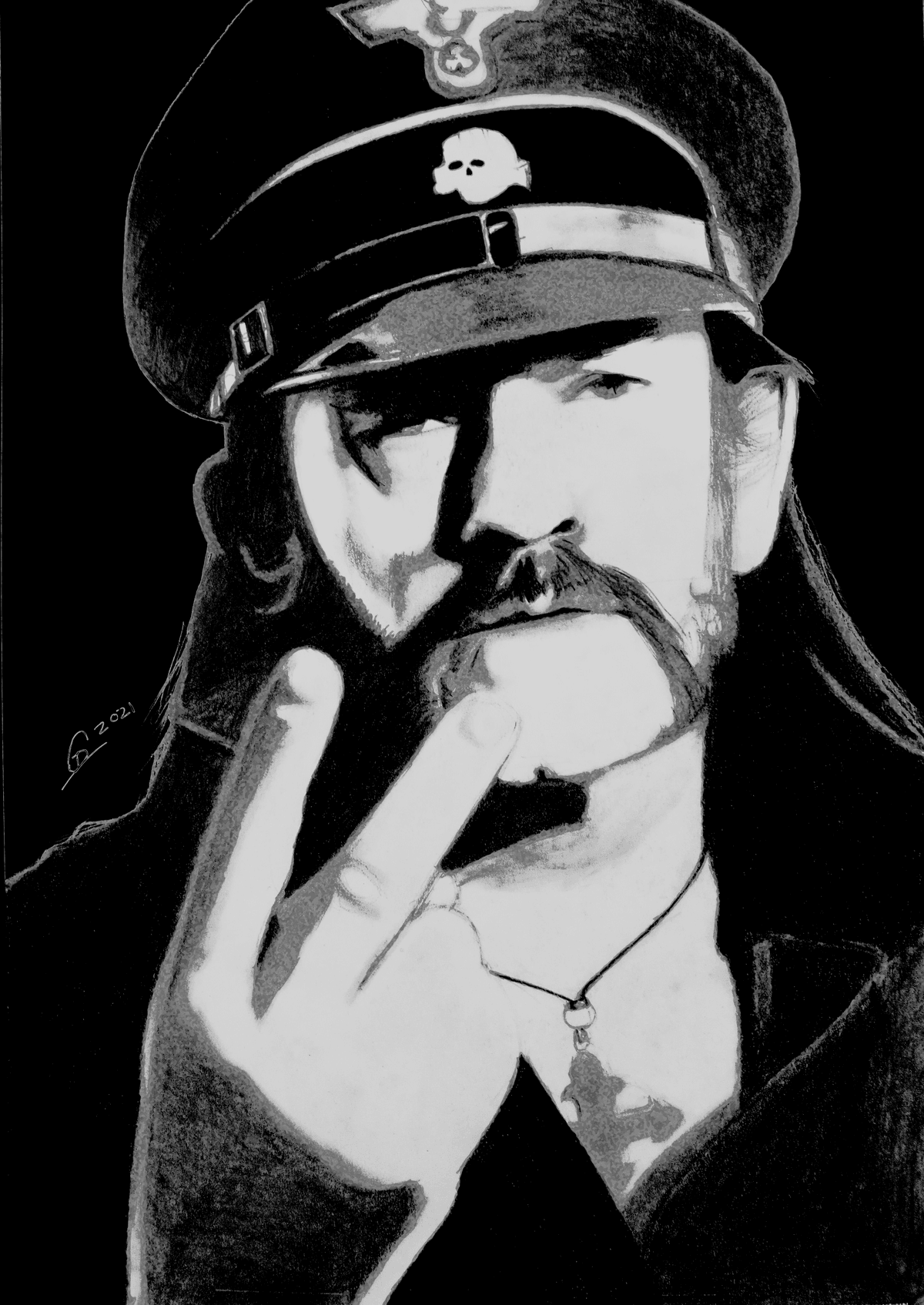 LEMMY KILMISTER FANART PRINT