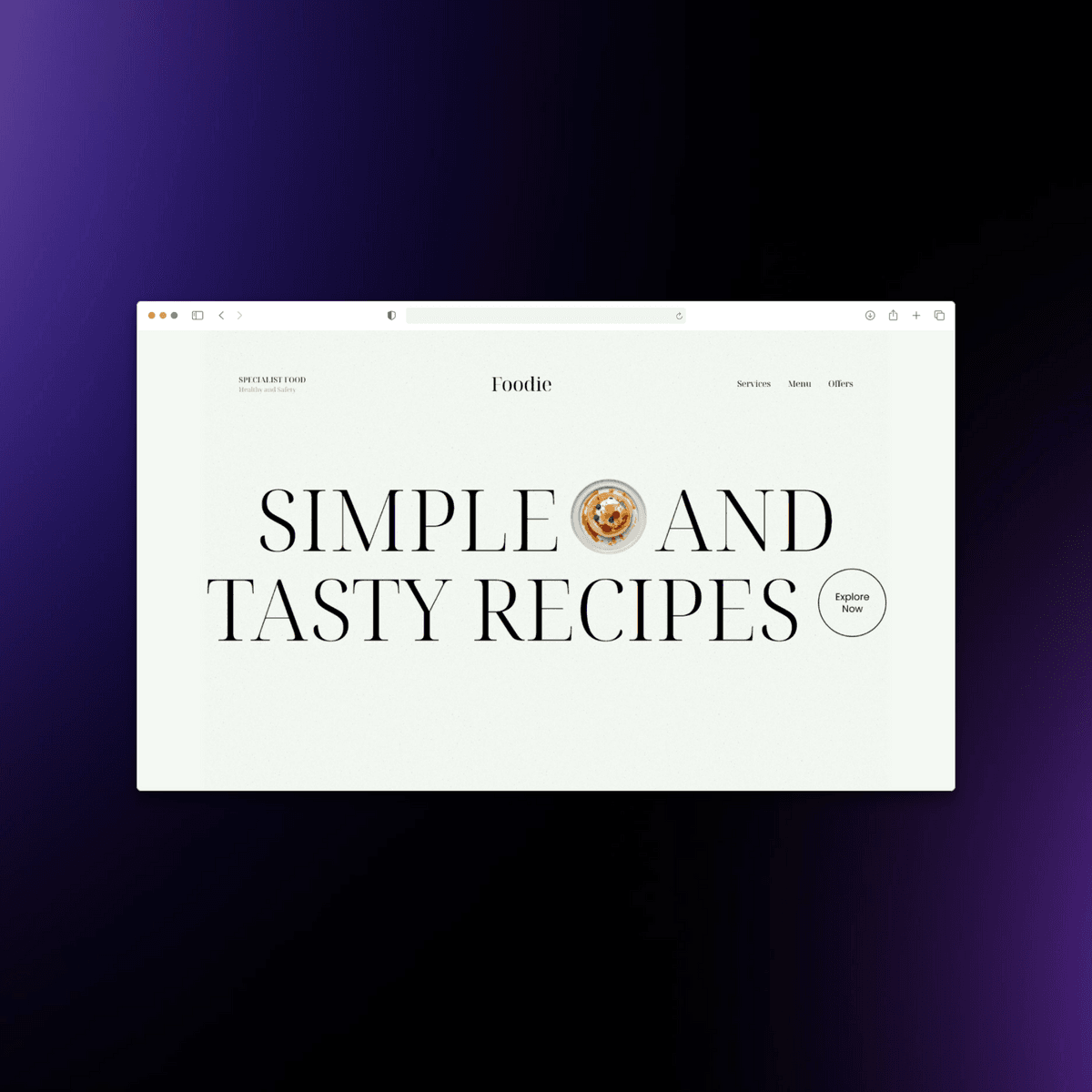 Food Website