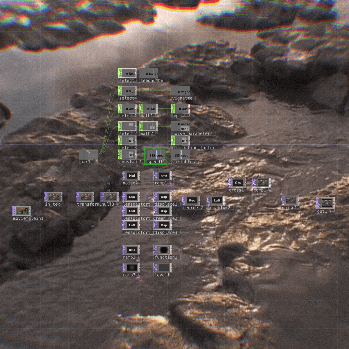 Chromatic Aberration Tool for Touchdesinger
