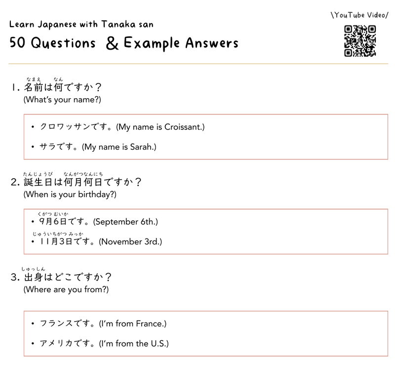 Katakana Cheat Sheet