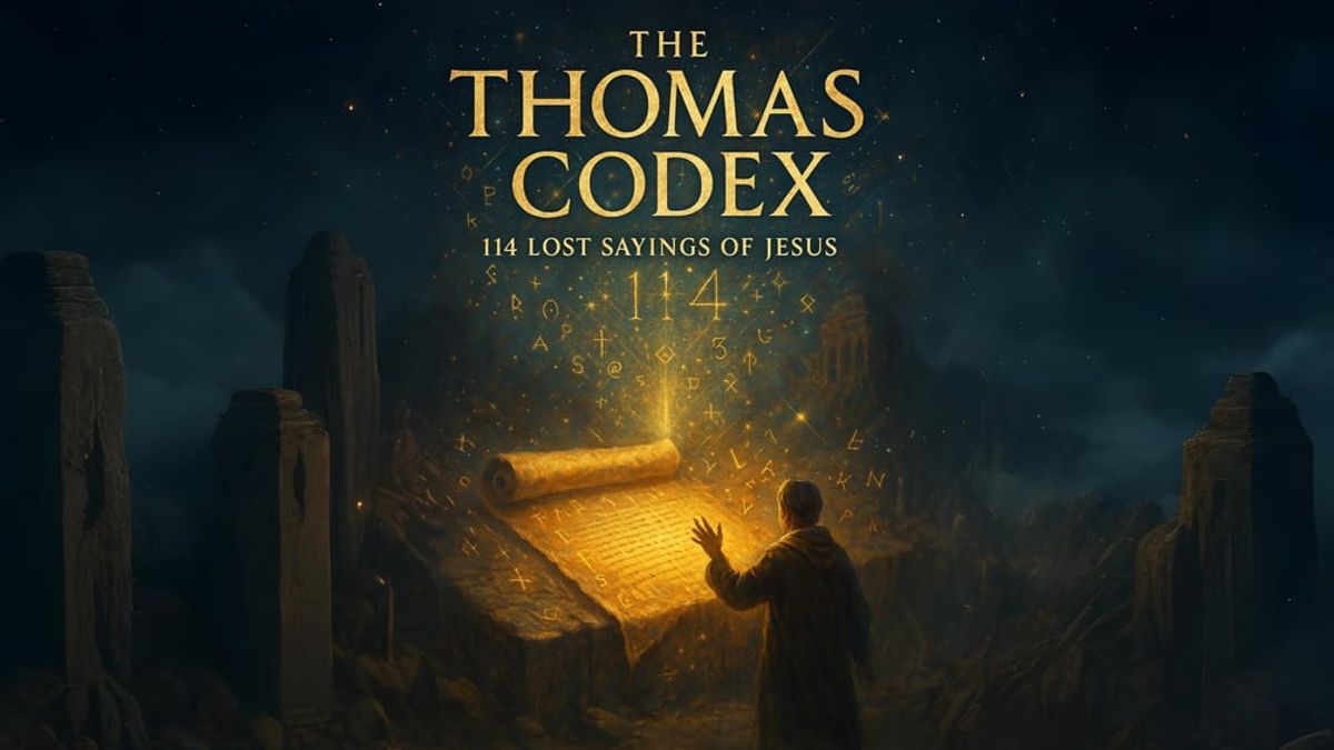 THE THOMAS CODEX - 114 Lost Sayings of Jesus for Awakening the God Within