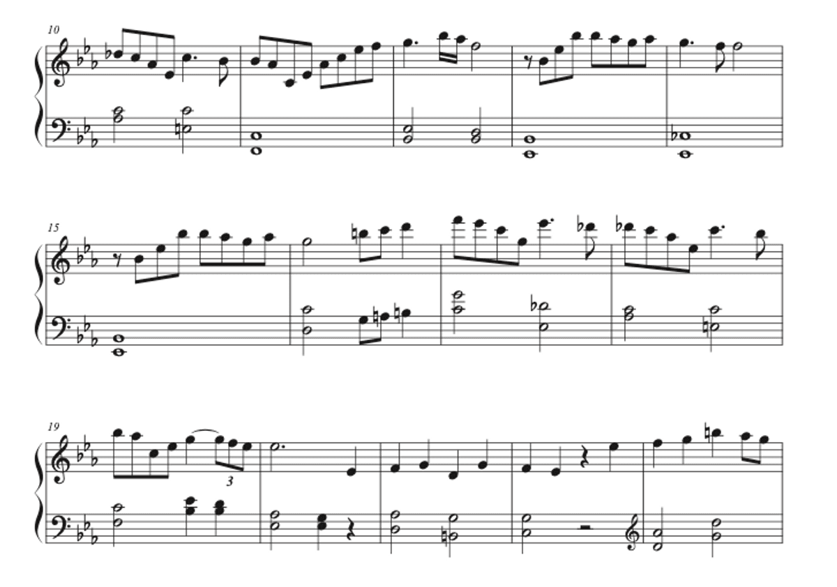 I want to be a doll （Original piano score）