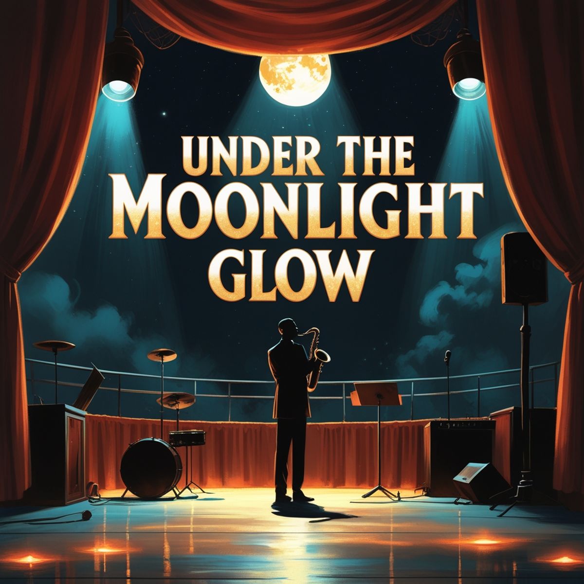 Under the Moonlight Glow | Smooth Jazz Background | Copyright Free Music for Relaxed Vibes