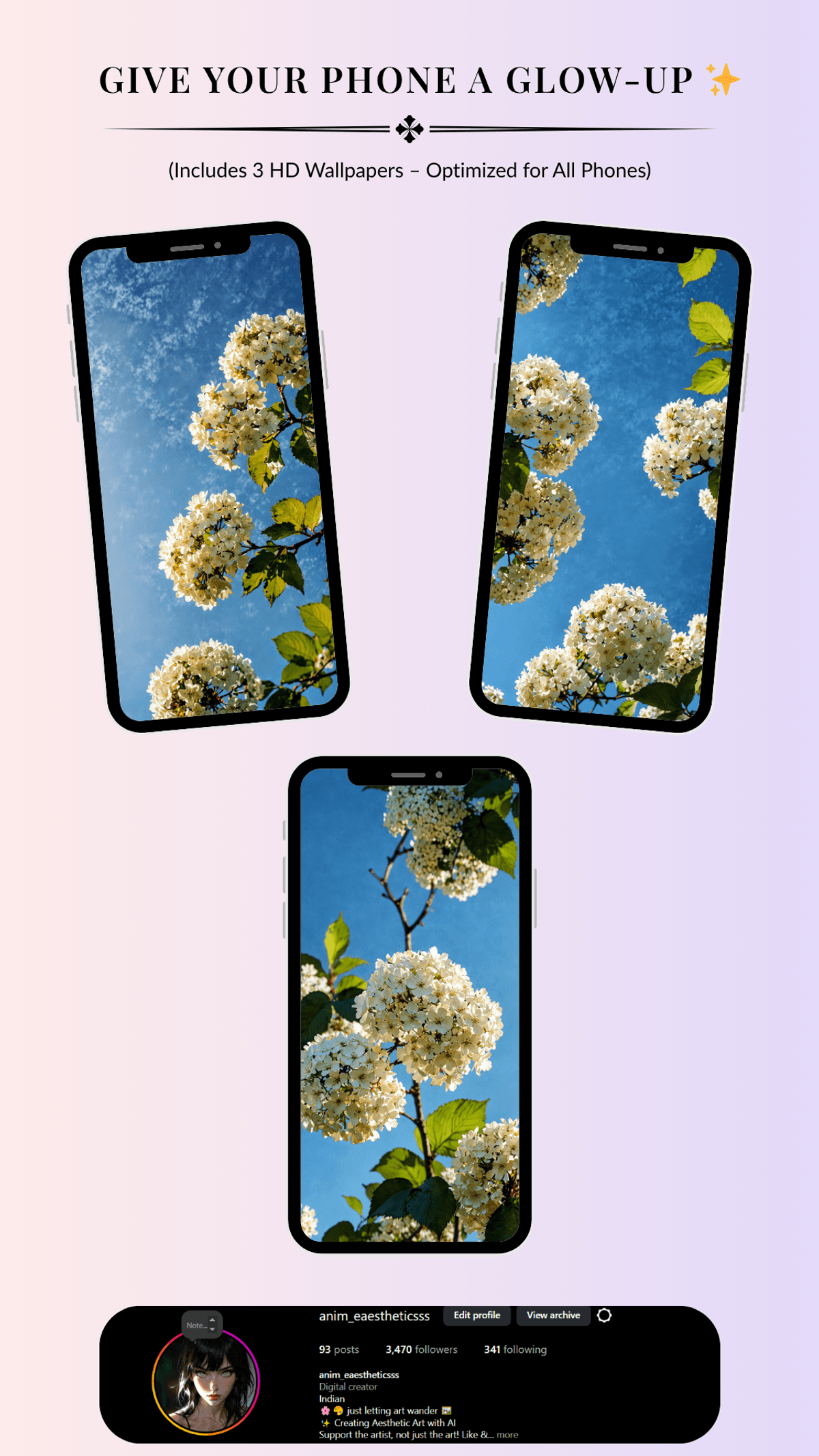Sky Bloom: Viburnum Whispers 🤍