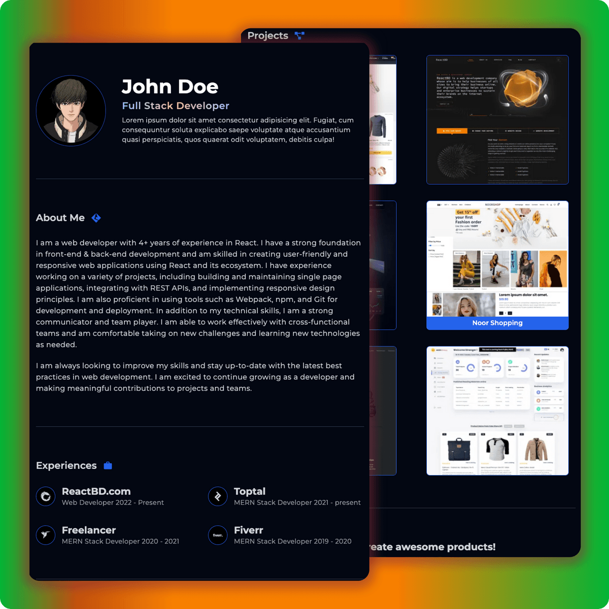 Responsive Portfolio Website