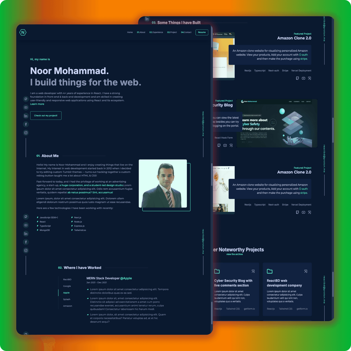 Responsive Portfolio Website