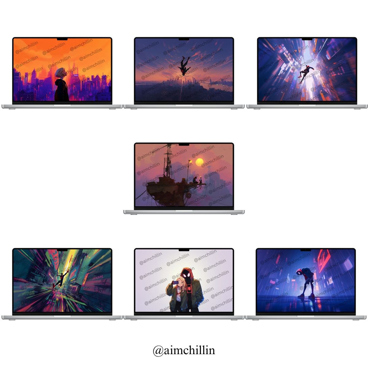 Miles Morales x Gwen Stacy &ndash; Ultra HD Desktop Wallpapers!