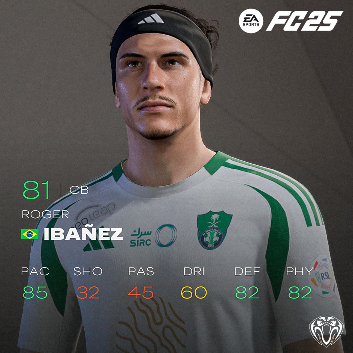 Roger Iba&ntilde;ez Face For FC25