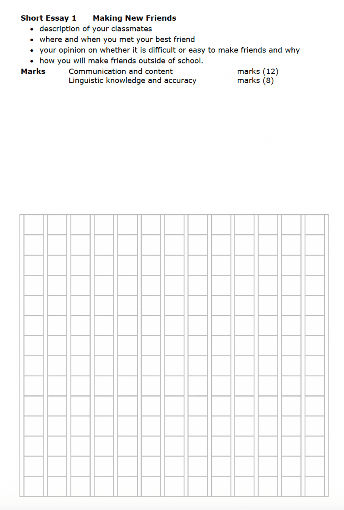 GCSE Japanese Writing Test Practice Foundation Tier and Higher Tier (PDF) ALL