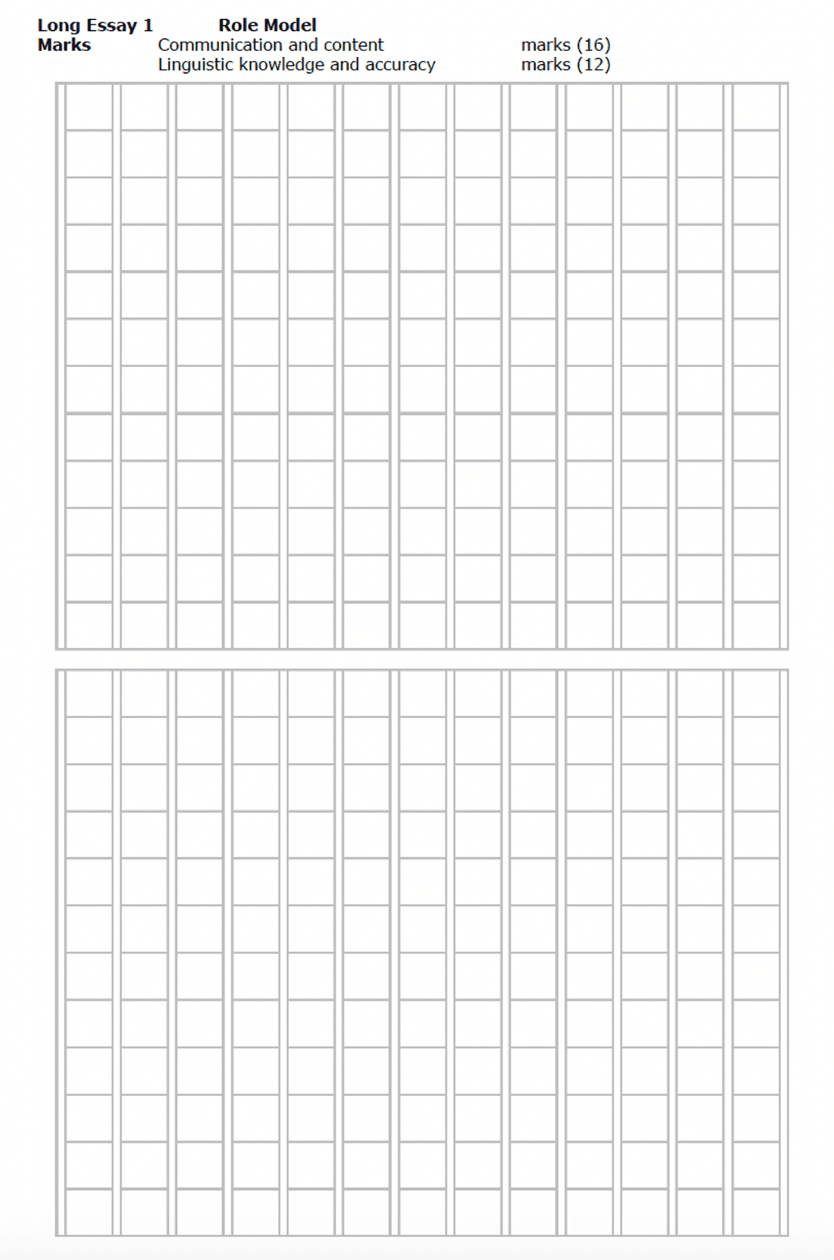 GCSE Japanese Writing Test Practice Foundation Tier and Higher Tier (PDF) ALL