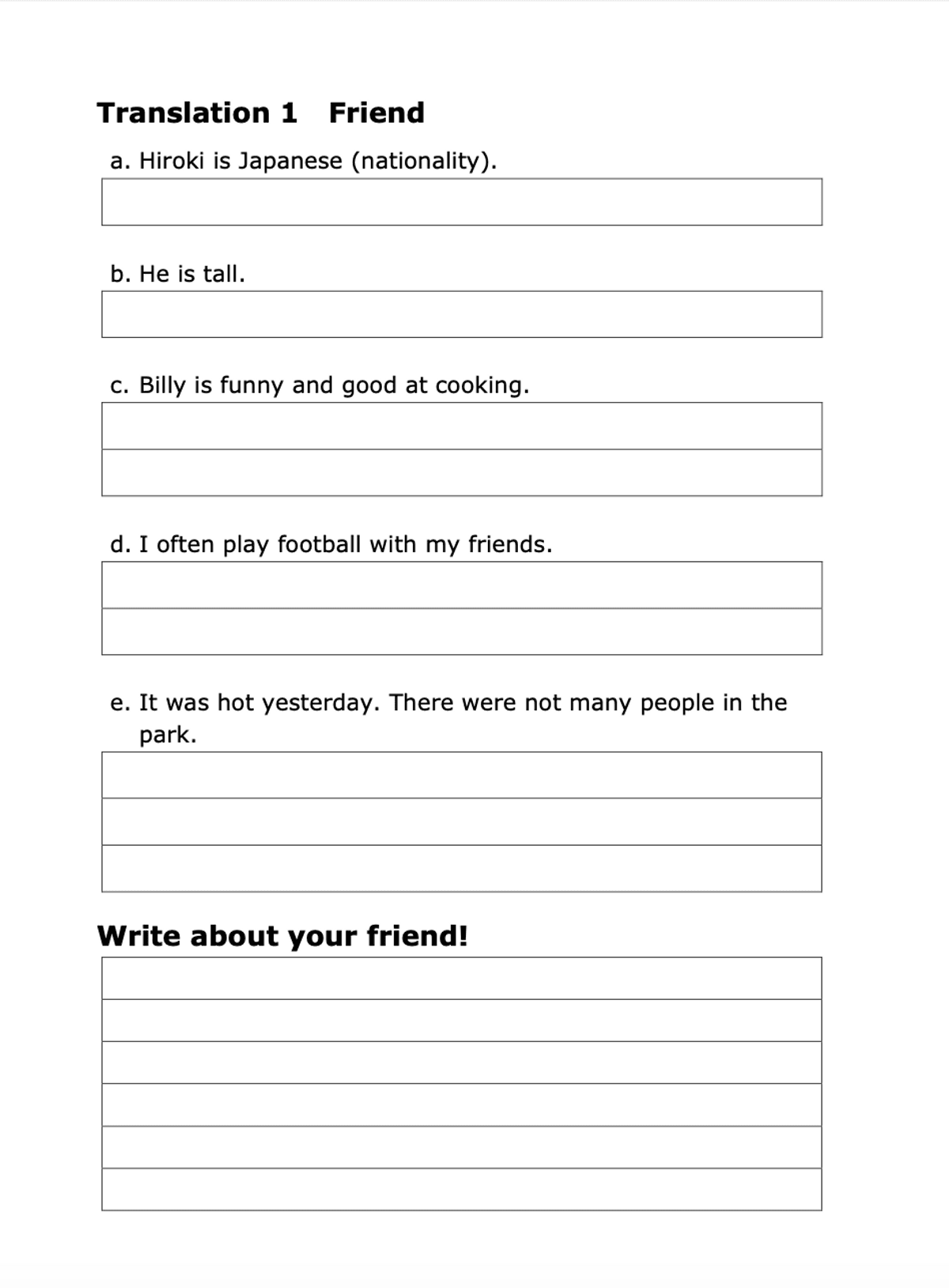 GCSE Japanese Writing Test Practice Foundation Tier and Higher Tier (PDF) ALL