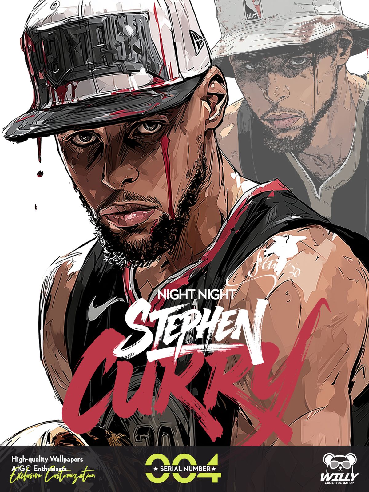 WARRIOR-StephenCurry No.004｜Live wallpaper (Android/IOS)