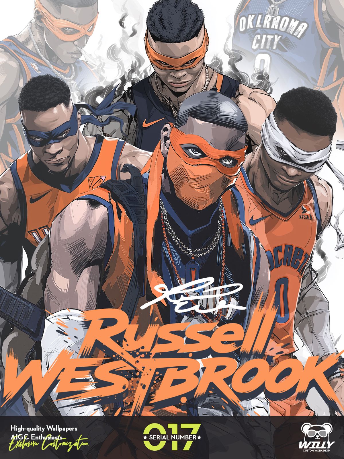 BRODIE-Russell Westbrook No.017｜LIVE Wallpaper (Android/IOS)