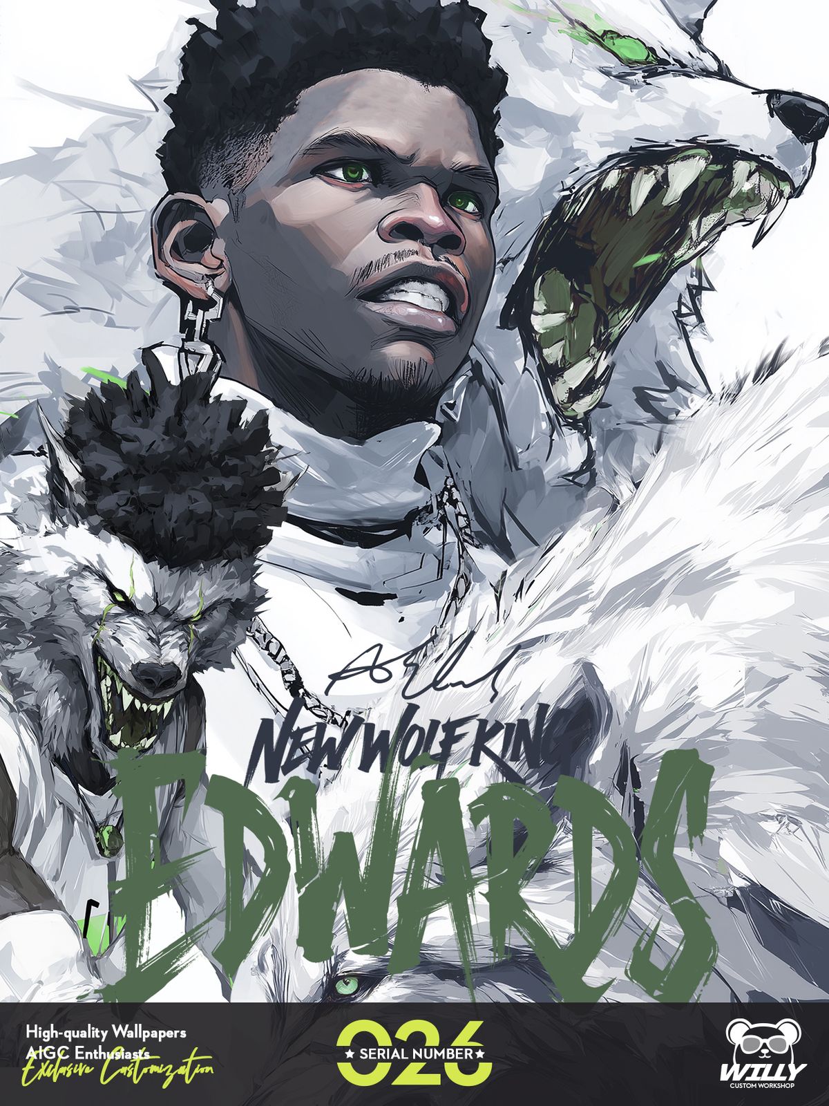 NEW WOLF KING-Edwards No.026｜LIVE Wallpaper (Android/IOS)