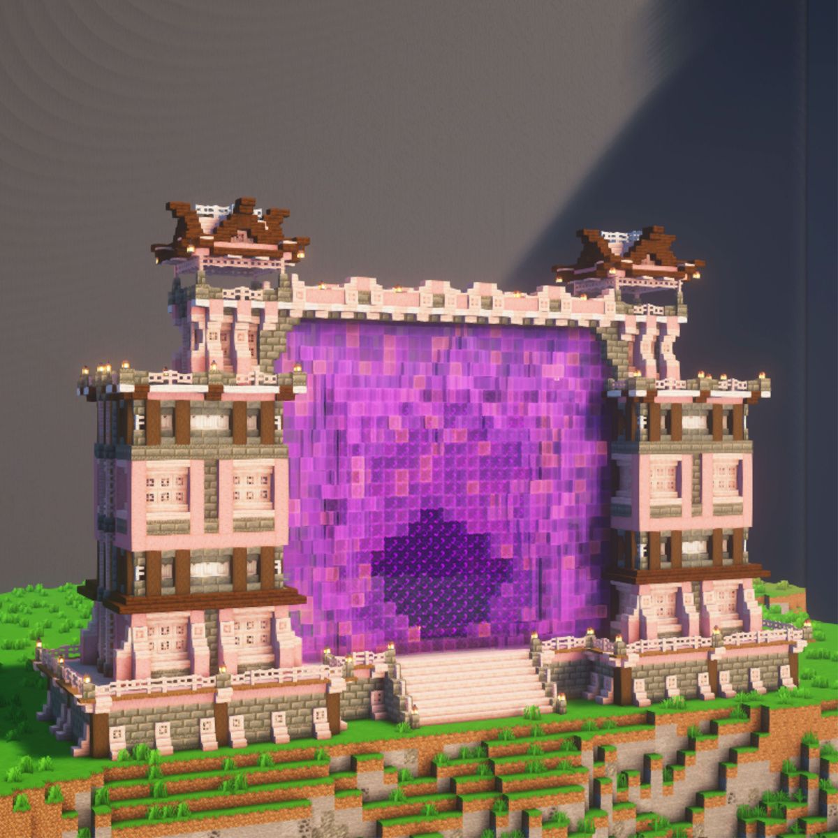 Cherry Blossom Nether Portal