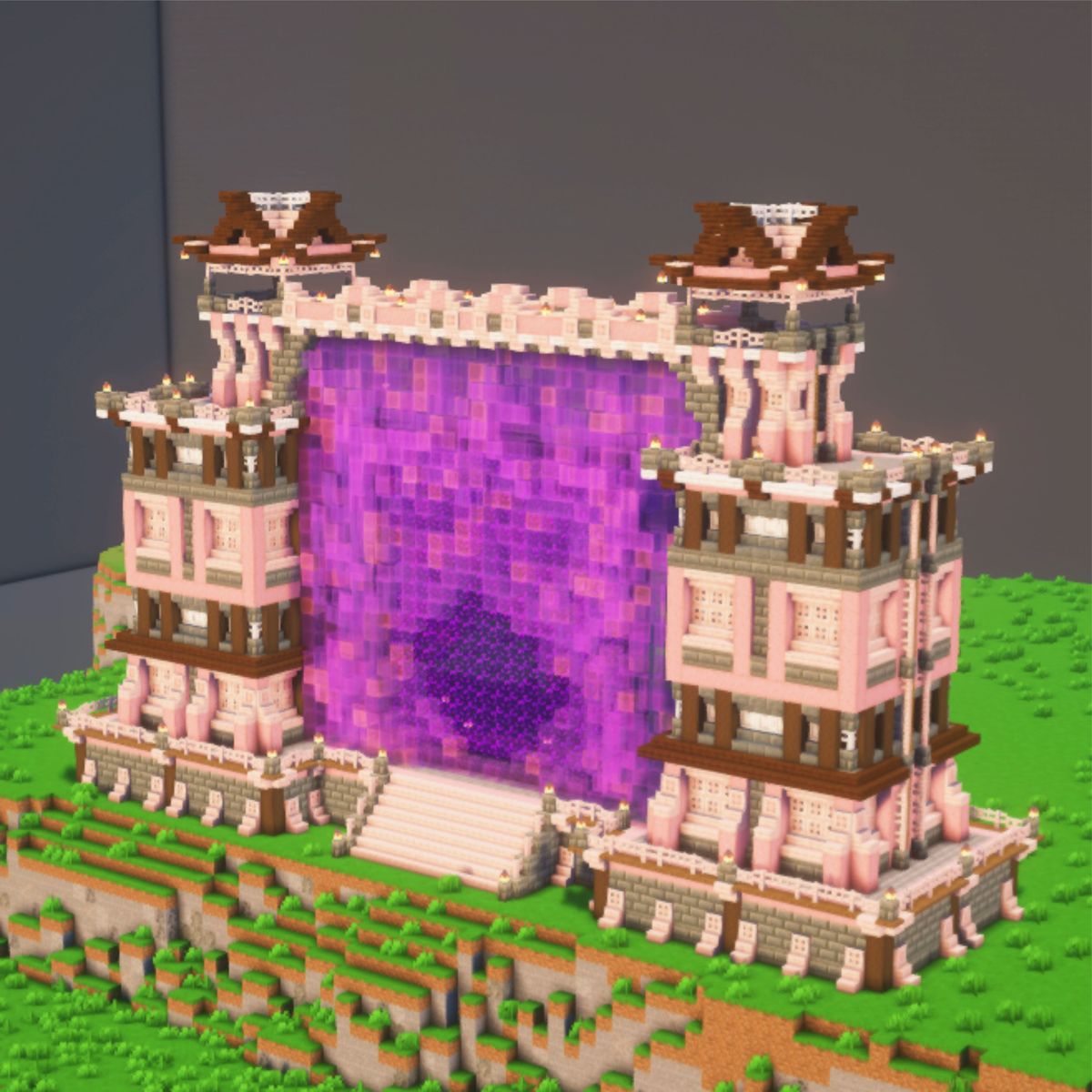Cherry Blossom Nether Portal