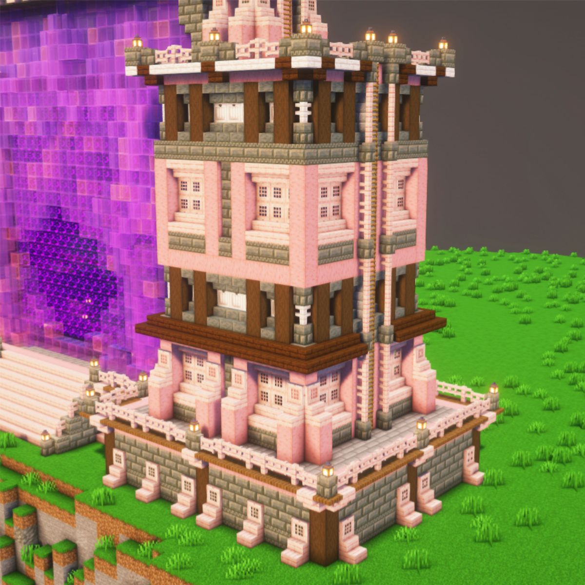 Cherry Blossom Nether Portal