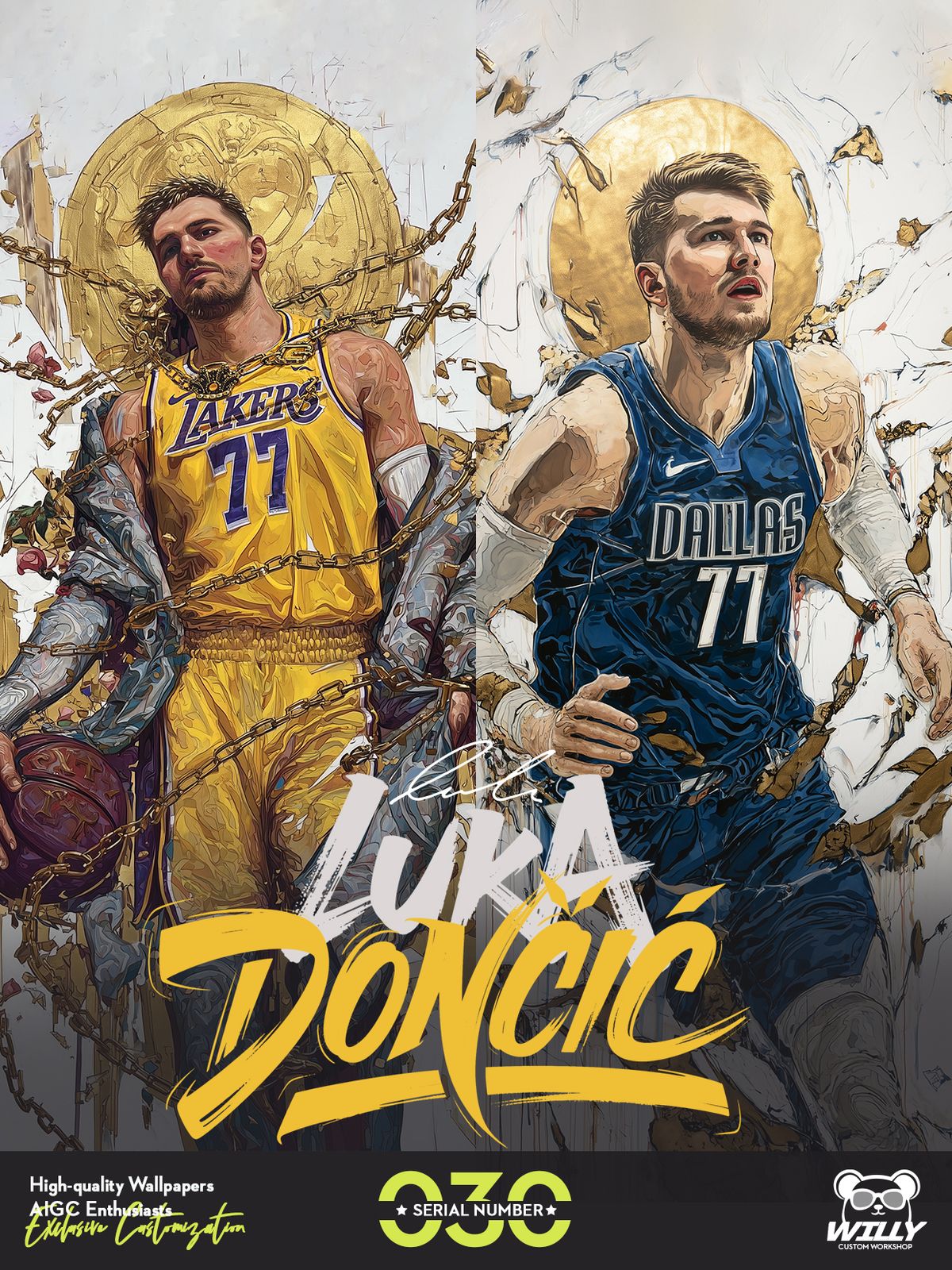 D77-Luka Doncic No.030｜LIVE Wallpaper (Android/IOS)