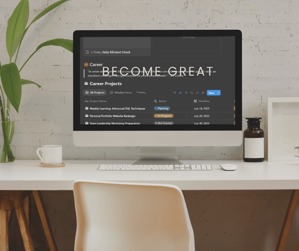 ☕️ Your LifeBoard Template is Available!