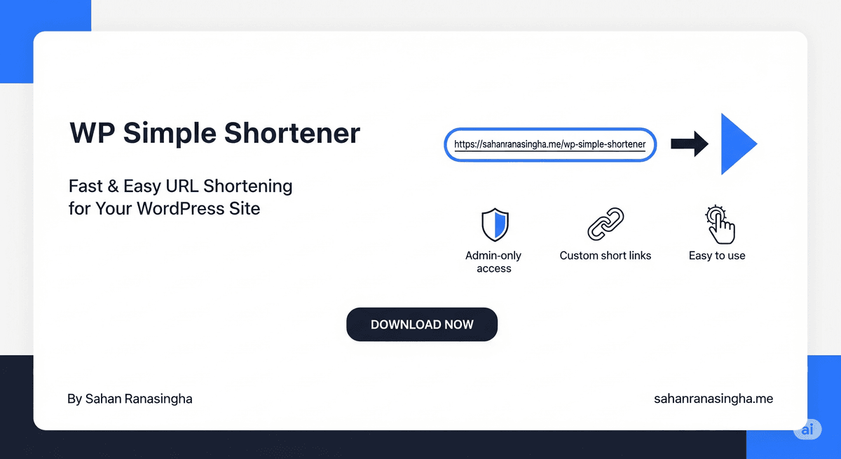 WP Simple Shortener