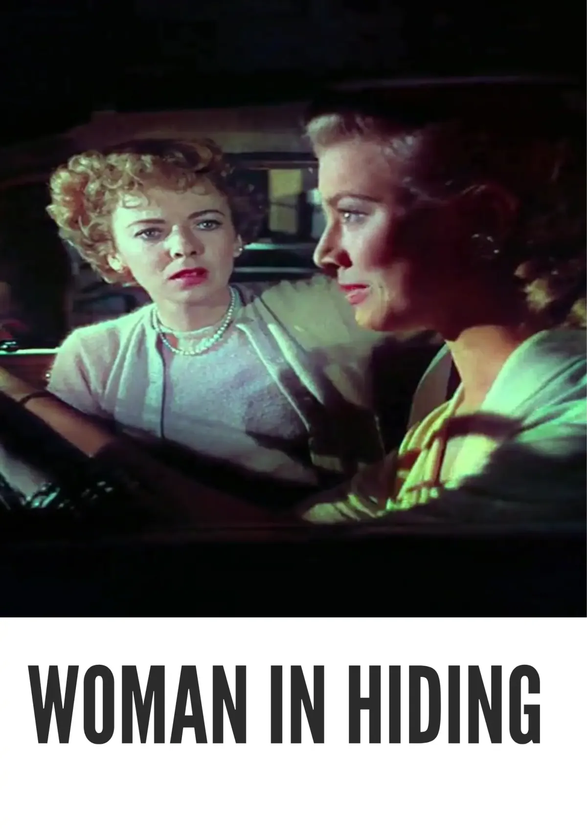 Woman In Hiding Colorized