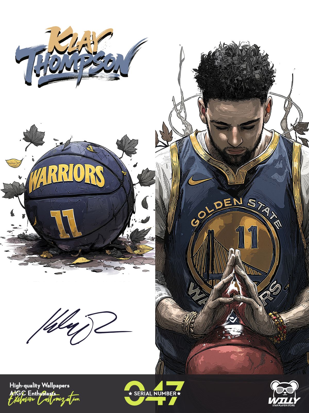 KlayThompson No.047｜LIVE Wallpaper (Android/IOS)
