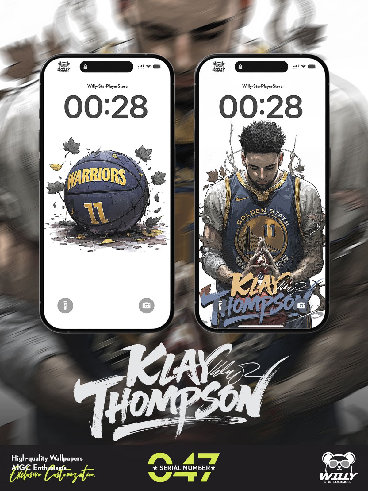 KlayThompson No.047｜LIVE Wallpaper (Android/IOS)