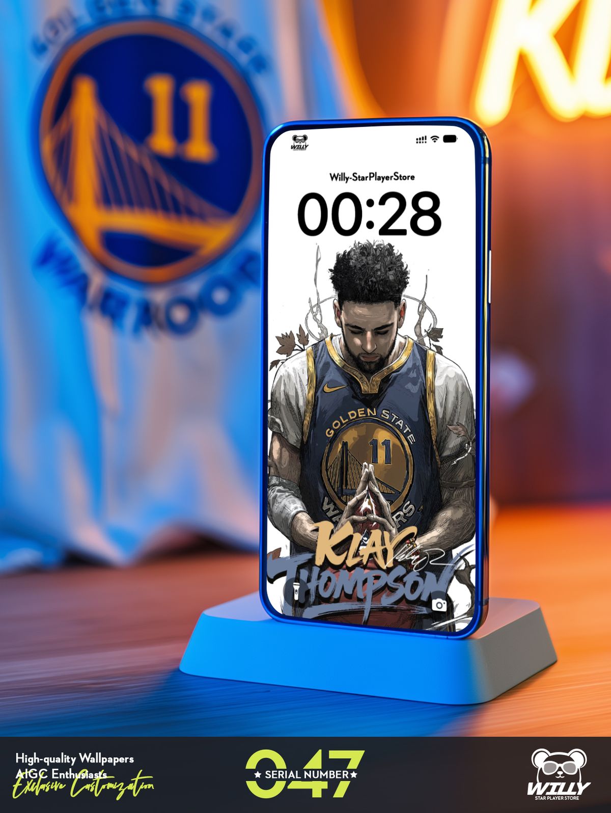 KlayThompson No.047｜LIVE Wallpaper (Android/IOS)