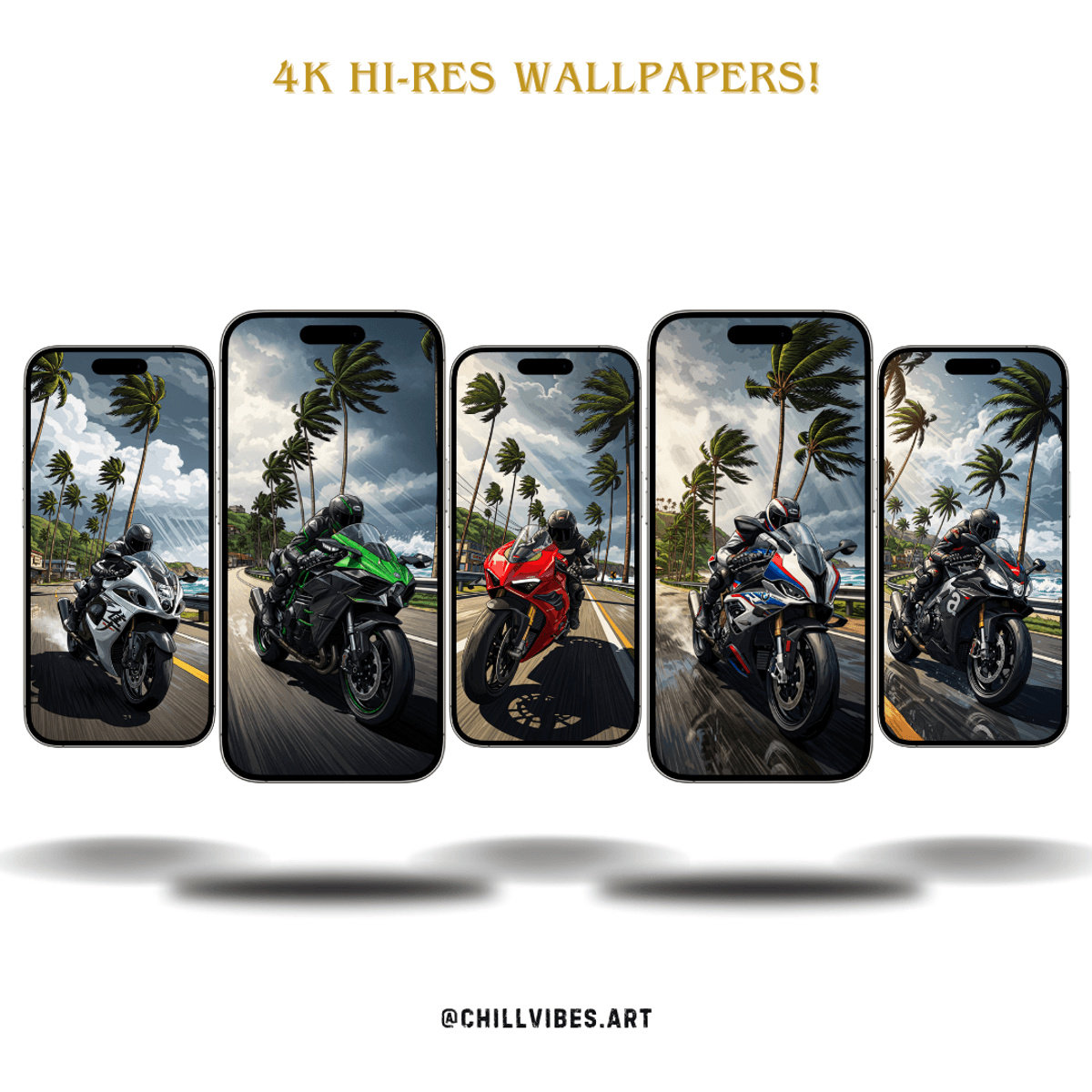 Exotic Sport bikes 4K Wallpapers (Pack of 5)✨