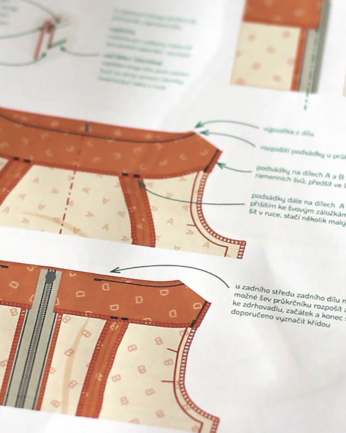 (EN) TAINIA - sewing pattern for a blouse with cute sleeves, sizes 34 to 44