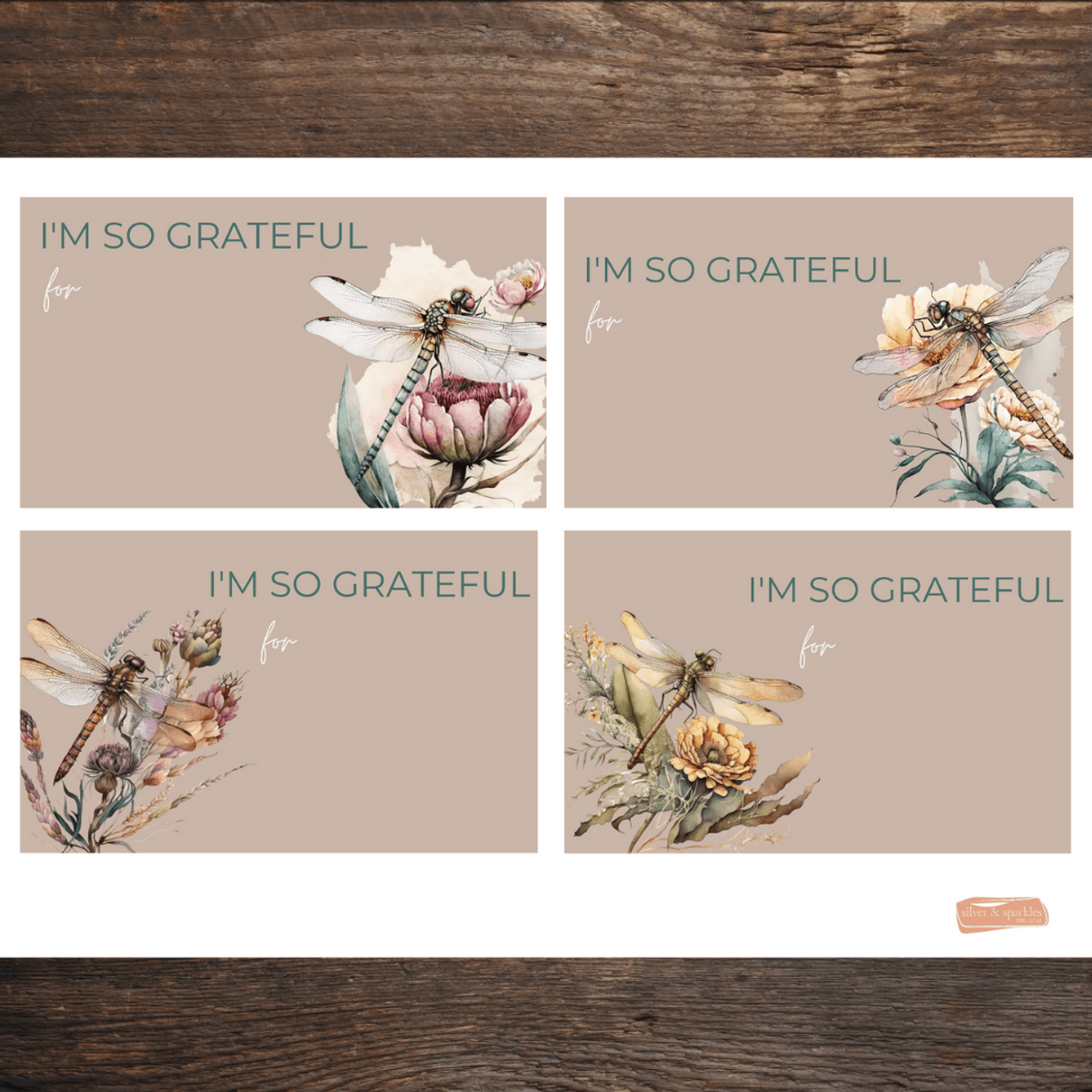 Grateful Journaling Cards Freebie!
