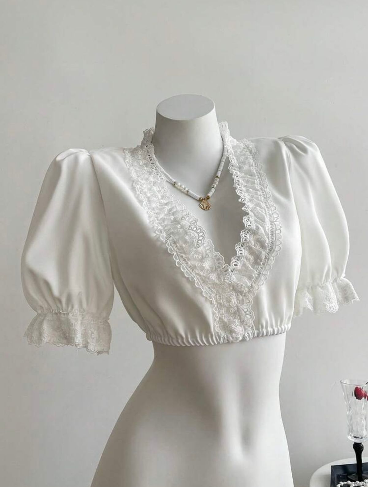 Boho white tee