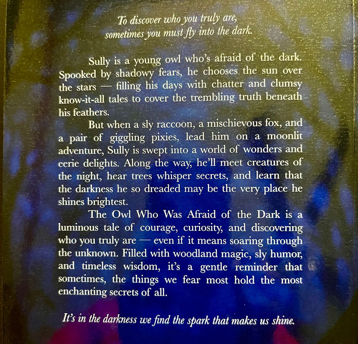 The Owl Who was Afraid of the Dark