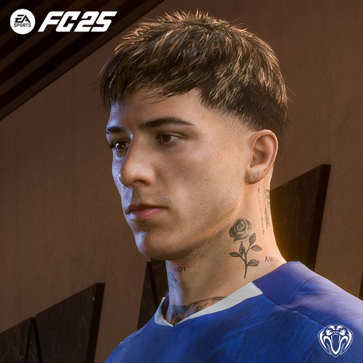 Enzo Fern&aacute;ndez Face For FC25