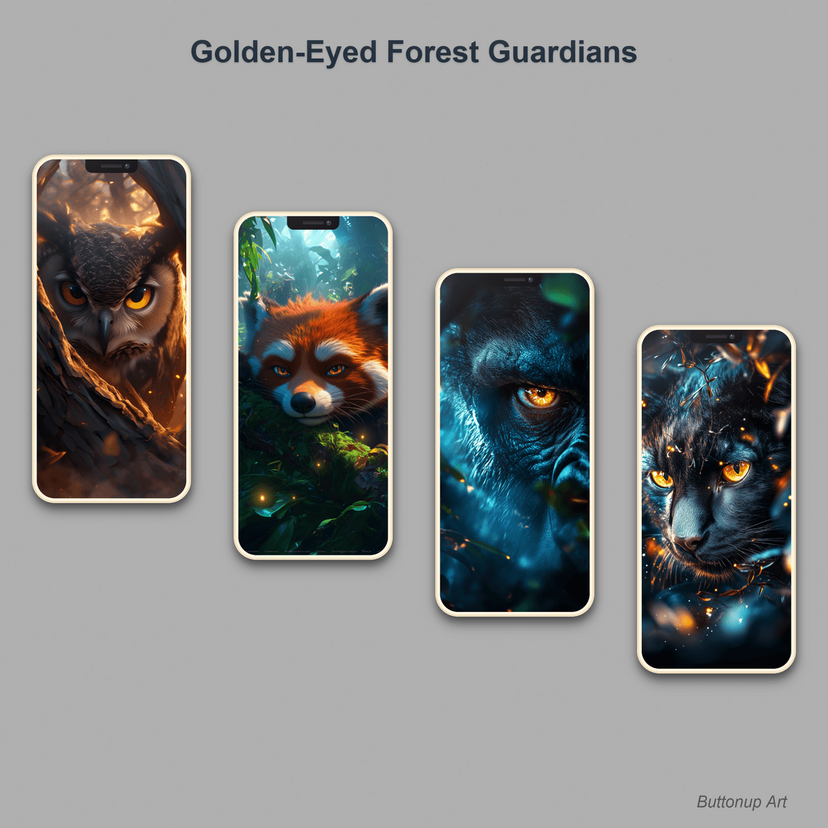 Golden-Eyed Forest Guardians