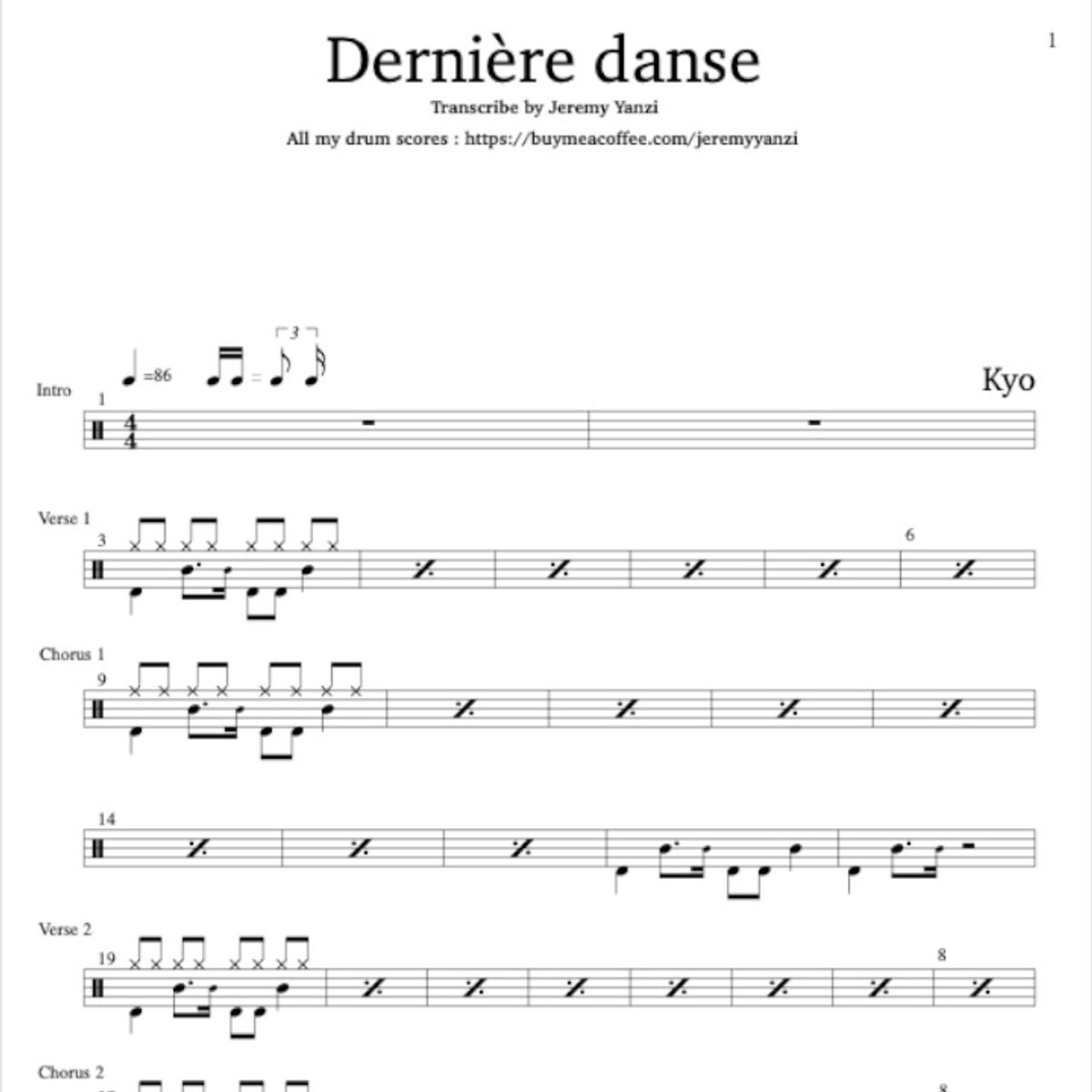 Kyo - Dernière Danse