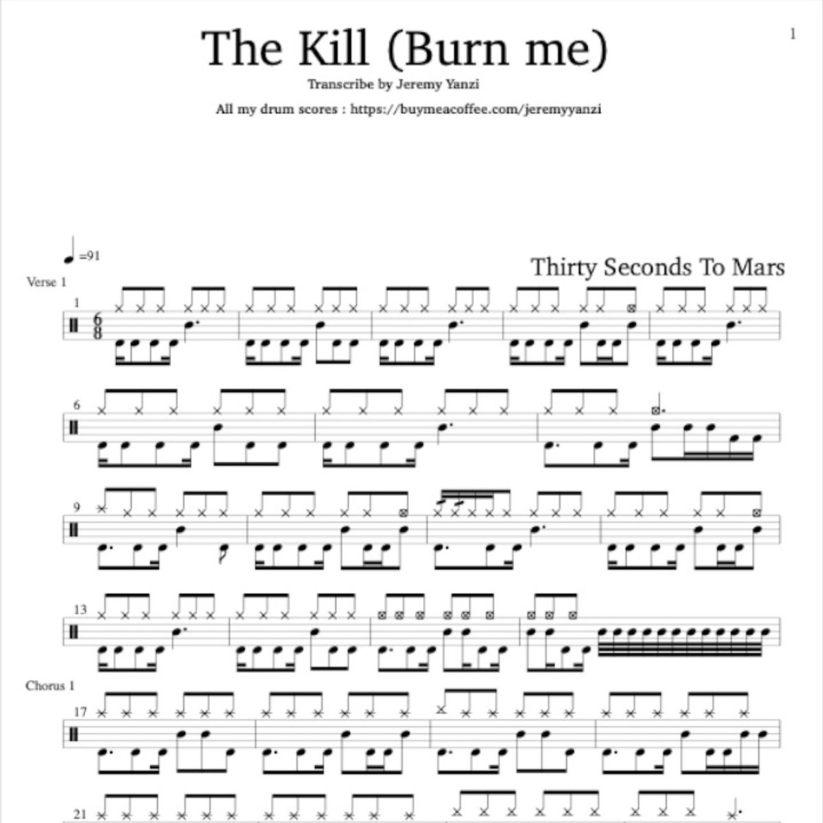 Thirty seconds To Mars -The Kill (Burn Me)