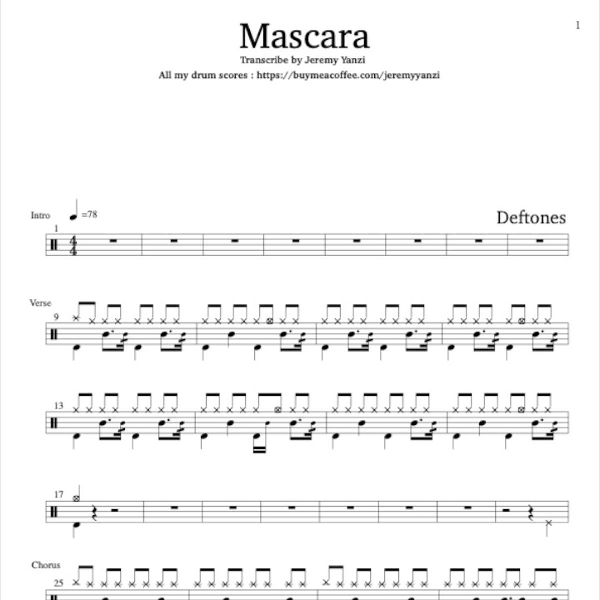 Deftones - Mascara