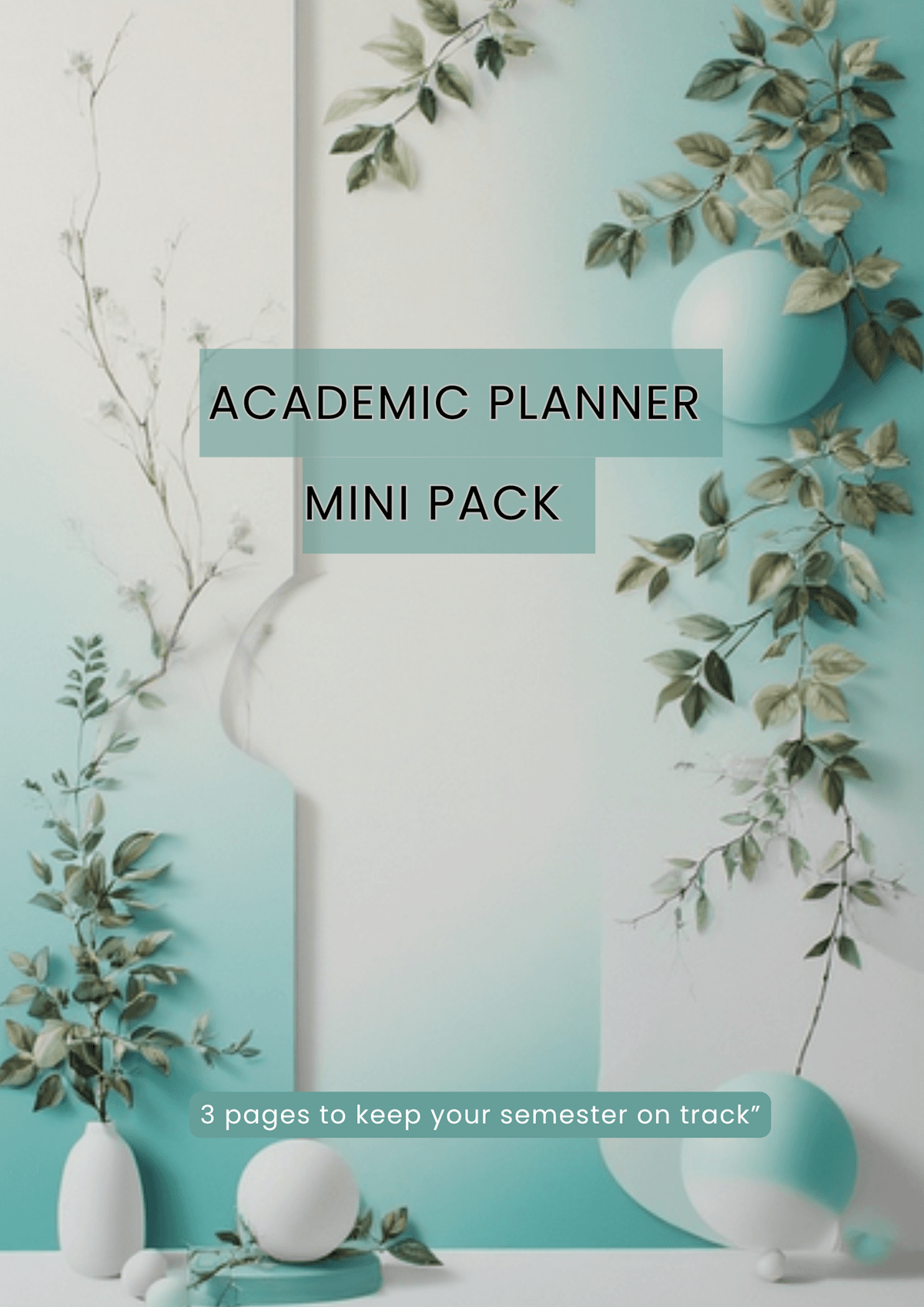 New Upload: The Academic Planner Mini Pack (3 Pages)August's Free Resource