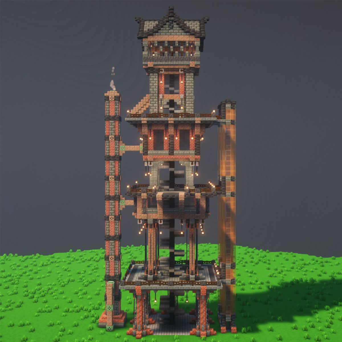Steampunk Airship Port