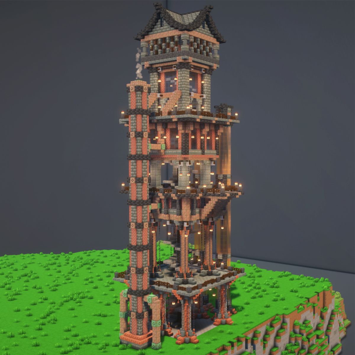 Steampunk Airship Port
