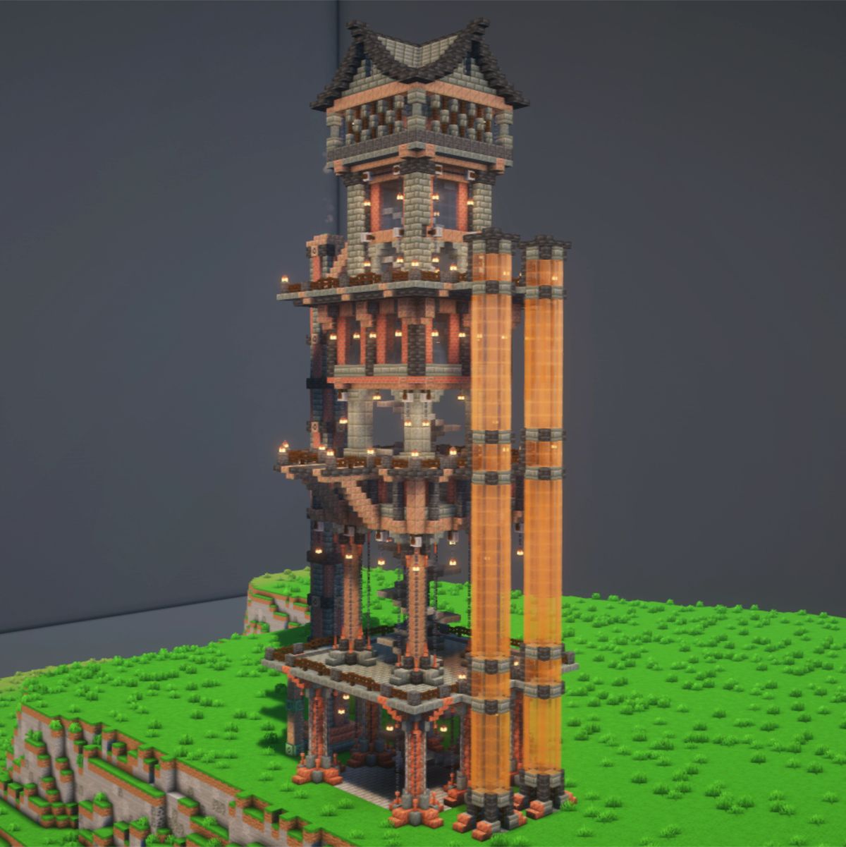 Steampunk Airship Port