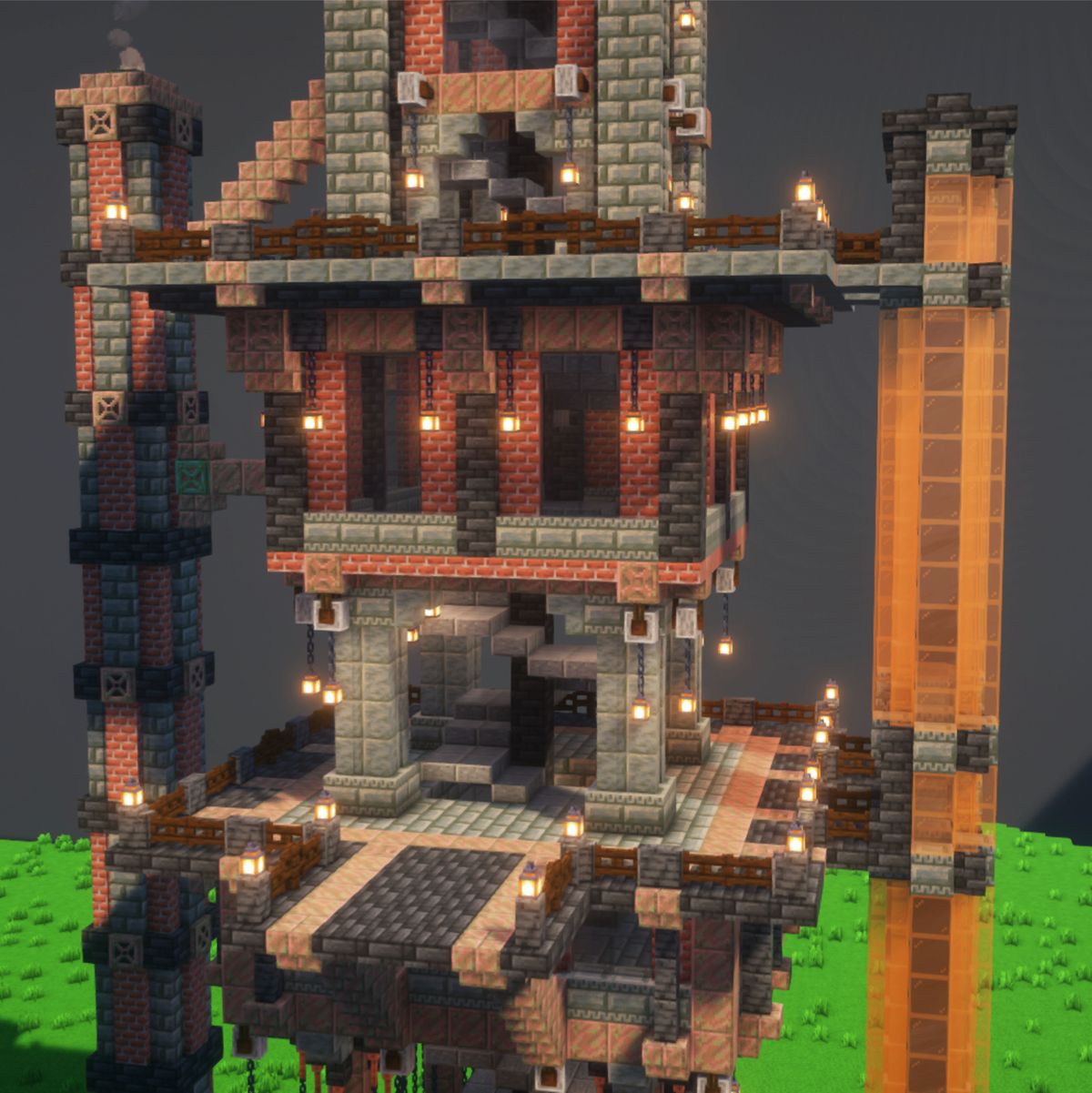 Steampunk Airship Port