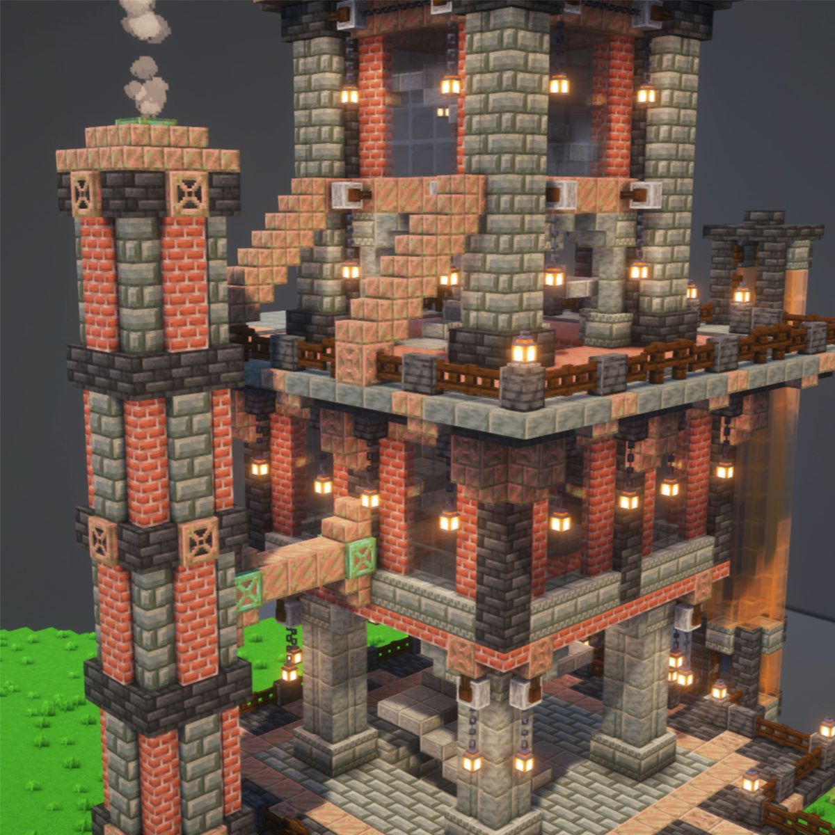 Steampunk Airship Port