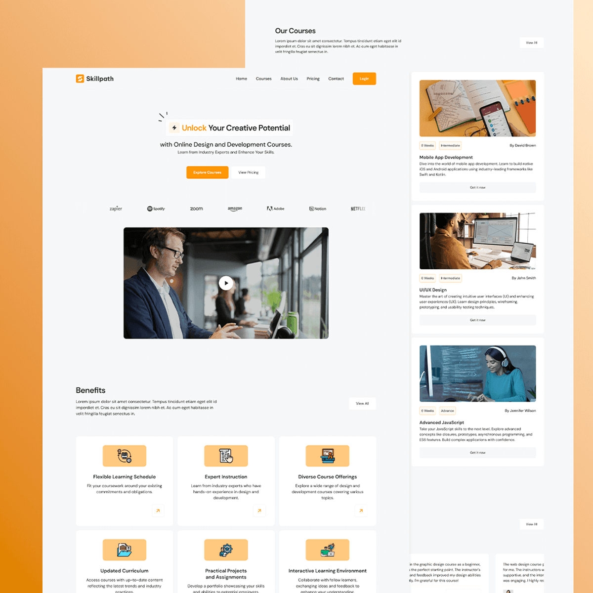Skillpath | e-learning website