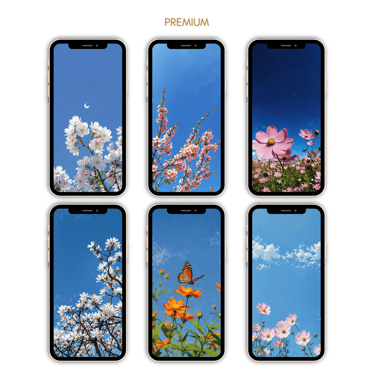 "Moonlight Meets Spring Bloom" 🌸🌙✨ 4k Wallpapers.