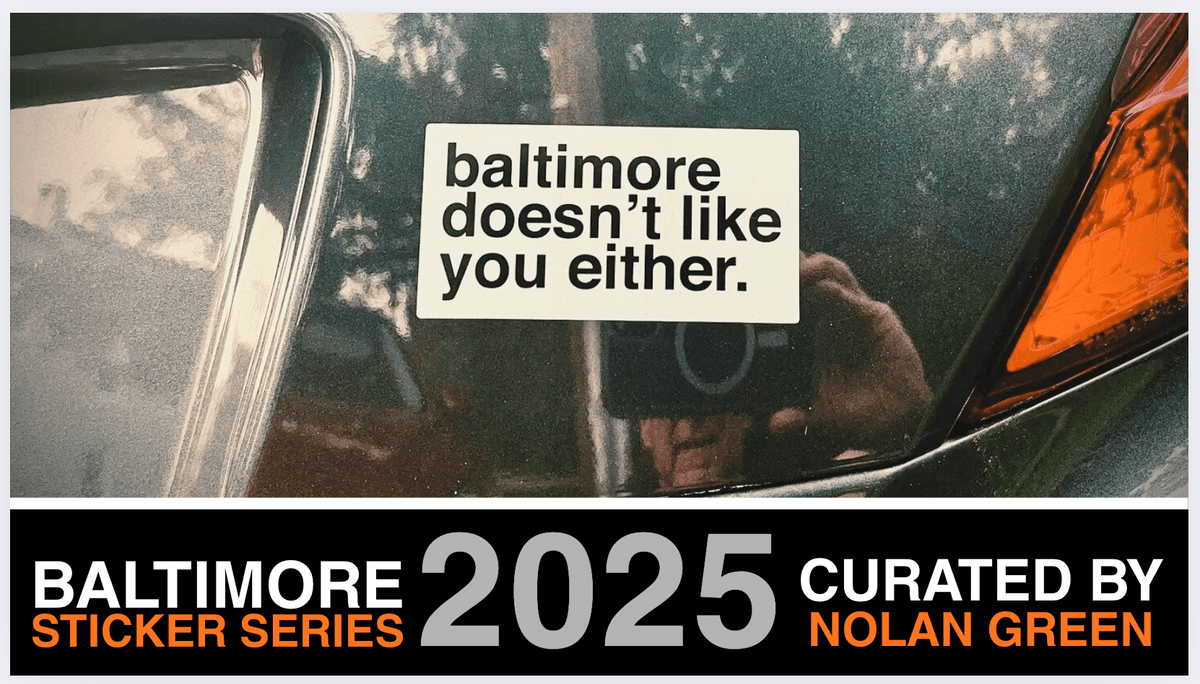 BALTIMORE STICKER SERIES (PDF Photo Book)