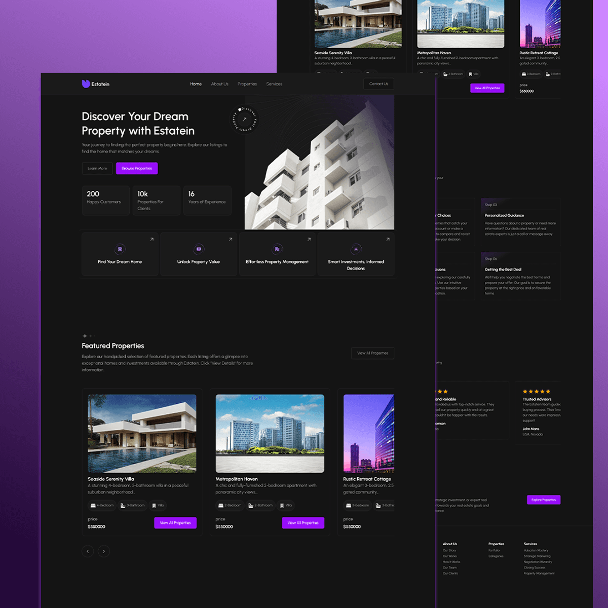 Real estate website